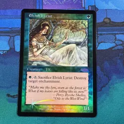 MTG FOIL DCI JSS Promo Elvish Lyrist (2001) Lp - Image 1