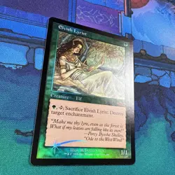 MTG FOIL DCI JSS Promo Elvish Lyrist (2001) Lp - Image 2