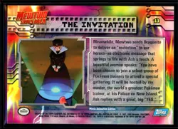 1999 Topps Mewtwo Strikes Back The Invitation #13 Blue Logo Non Foil Pokemon - Image 2