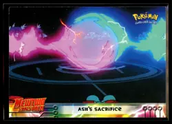 1999 Topps Mewtwo Strikes Back Ash's Sacrifice #36 Non Foil Pokemon Card - Image 1
