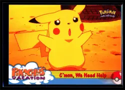 1999 Topps Pikachu's Vacation C'mon, We Need Help #53 Non Foil Pokemon Card - Image 1
