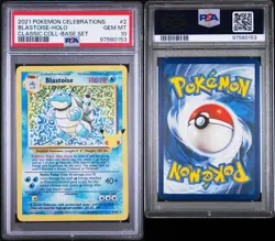 Pokemon PSA 10 GEM MINT Celebrations Blastoise 2/102 Classic Collection Holo - Image 3
