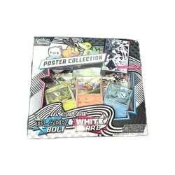 Pokemon TCG SV10.5 Black Bolt & White Flare Unova Poster Collection Box Sealed - Image 1
