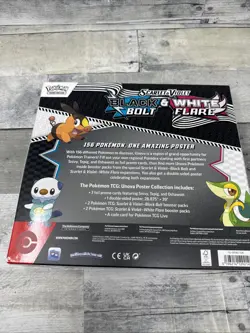 Pokemon TCG SV10.5 Black Bolt & White Flare Unova Poster Collection Box Sealed 196214129214 - Image 2