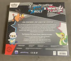 Pokemon TCG SV10.5 Black Bolt & White Flare Unova Poster Collection Box Sealed - Image 2