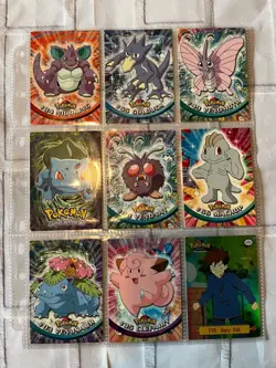 Vintage Assorted Collection Pokemon Cards First Edition Prism Stickers Flipz - Image 5