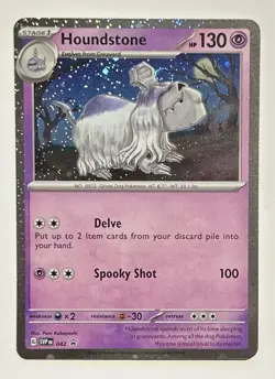 Houndstone - 042 - SV: Scarlet & Violet Promo - Cosmos Holo - Pokemon TCG - NM - Image 1