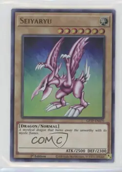 UR - Seiyaryu 1st Ed. YuGiOh Ghosts From The Past #GFTP-EN070 0bg1 - Image 1