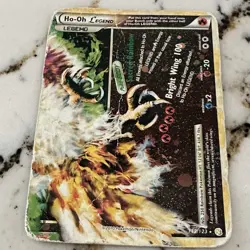 Pokemon Ho-Oh Legend Holo Card 112/123 HeartGold SoulSilver Bottom - Image 5