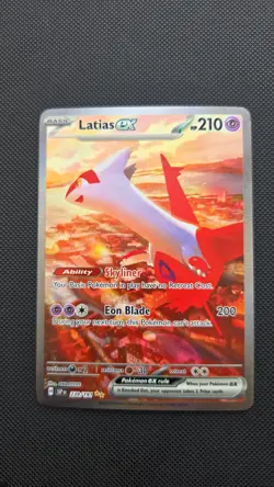 Pokemon TCG Latias EX SIR 239/191- Surging Sparks Latias Card Near Mint NM - Image 1