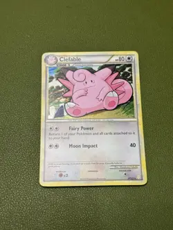 Clefable ⭐ 3/123 - 2010 Heart Gold Soul Silver - Holo Rare - Pokemon Card TCG - Image 1