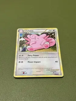 Clefable ⭐ 3/123 - 2010 Heart Gold Soul Silver - Holo Rare - Pokemon Card TCG - Image 2