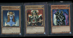 Yu-Gi-Oh TCG 3 Card Set Lot Set Holo Mystical Elf Celtic Guardian Collection - Image 1