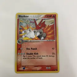 Blaziken Holo Rare 1/17 Pop Series 1 Pokemon TCG Card LP Condition - Image 1