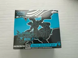 Pokemon Black Bolt Elite Trainer Box Trading Card Game - Image 1