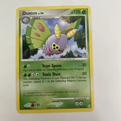 Dustox 25/130 - Diamond and Pearl - NON-HOLO - Rare - Pokemon Card - LP/MP - Image 1