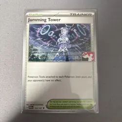 Jamming Tower Pokemon Prize Pack Series 6 Promo Pokemon Card NM/LP - Image 1