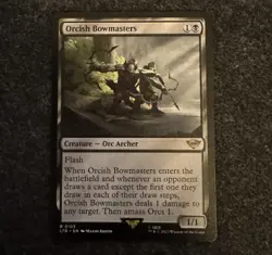 [1x] Orcish Bowmasters Near Mint, English Lord of the Rings MTG Magic NM - Image 1