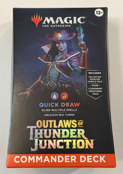 MTG Magic Outlaws Of Thunder Junction Commander Deck - Quick Draw - Image 1