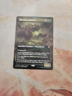 The Gitrog Monster Borderless Commander Bloomburrow MTG NM - Image 1