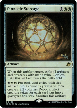 Pinnacle Starcage (Foil) - 0027 - Edge of Eternities - MTG - NM/M Ships now - Image 1