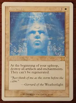 Serenity Classic MTG Core Set 6th Edition LP Magic The Gathering - Image 1