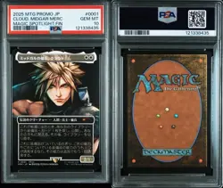 [Used] PSA10 Cloud, Midgar Mercenary Magic Spotlight MTG Final Fantasy Promo - Image 3
