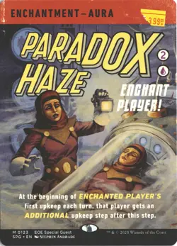 MTG Paradox Haze (0123) *Non-Foil* Borderless Poster Edge Of Eternities NM/MT - Image 1