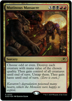Mutinous Massacre (Foil) - 0222 - Edge of Eternities - MTG - NM/M - Image 1