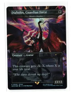 MTG Diabolos, Guardian Force Death's Shadow Store Championship Promo - Foil - Image 1