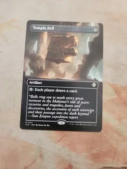 Temple Bell Borderless Commander The Lord Of The Rings MTG NM - Image 1