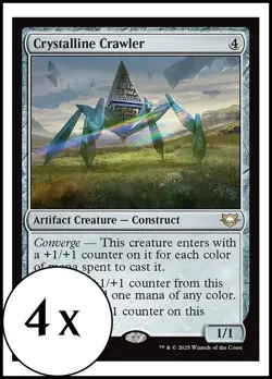MTG - 4 x Crystalline Crawler - Playset 4x x4 - Edge of Eternities - Image 1