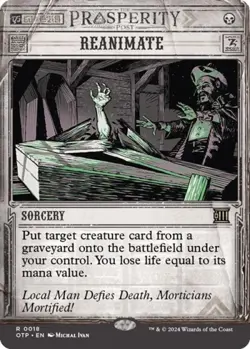 MTG English Reanimate NM Normal Outlaws of Thunder Junction: Breaking News - Image 1