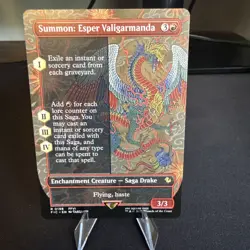 MTG Summon: Esper Valigarmanda (Borderless) - 198 / English / Near Mint - Image 1