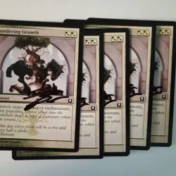 Magic The Gathering - 1x Signed Sundering Growth (mtg) Return to Ravnica - Image 1