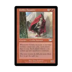 WOTC MtG Legions Goblin Assassin (U) (Foil) VG - Image 1