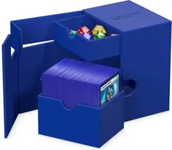 Water-Repellent Flip'n'Tray 133+ - Blue Card Case with Removable Compartments - Image 7