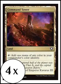 MTG - 4 x Command Tower - Playset 4x x4 - Edge of Eternities - Image 1