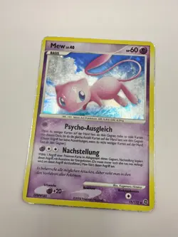 Pokemon Karte TCG Mew Lv.40 15/132 Ratselhafte Wunder Re Holo Rare Deutsch GD - Image 2