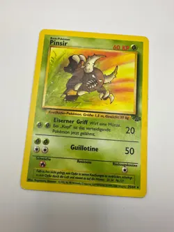Pokemon Karte TCG Pinsir 25/64 Dschungel no Holo Rare Vintage WOTC Deutsch LP - Image 2