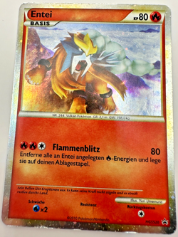 Pokemon Karte TCG Entei HGSS20 Black Star Promo Holo Vintage GD Deutsch - Image 1