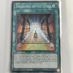 Yugioh Treasures of the Kings MZTM-EN006 1st Edition Secret Rare 2025 - Image 1