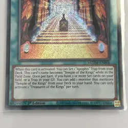 Yugioh Treasures of the Kings MZTM-EN006 1st Edition Secret Rare 2025 - Image 4