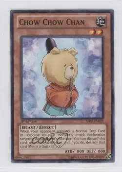 Chow Chow Chan 1st Ed. YuGiOh Shadow Specters #SHSP-EN002 gl9 - Image 1