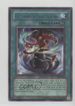 Talisman of Trap Sealing Unlimited YuGiOh Ancient Sanctuary #AST-044 2004 00em - Image 1