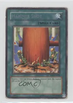 R - Hammer Shot Unlimited YuGiOh Soul of the Duelist #SOD-EN038 2004 12kb - Image 1