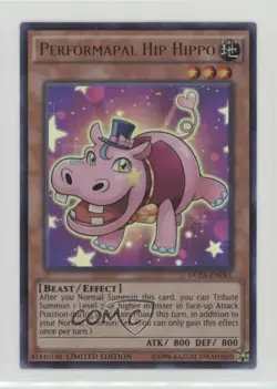 Performapal Hip Hippo YuGiOh Duelist Alliance Deluxe Edition #DUEA-ENDE1 fm0 - Image 1