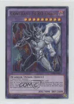 Contrast HERO Chaos 1st Ed. YuGiOh Strike Structure Deck #SDHS-EN041 0b3 - Image 1