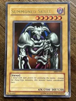 Summoned Skull MRD-003 Ultra Rare Unlimited Metal Raiders Yugioh TCG Card MP - Image 1
