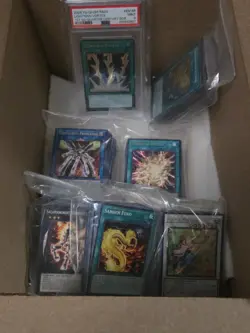 Yugioh! Psa 9 Lighting Vortex Quarter Century Plus 200 Cards No Duplicates - Image 1